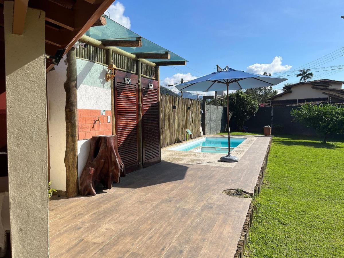 Casa Piscina Jardim Ubatuba Villa Luaran gambar