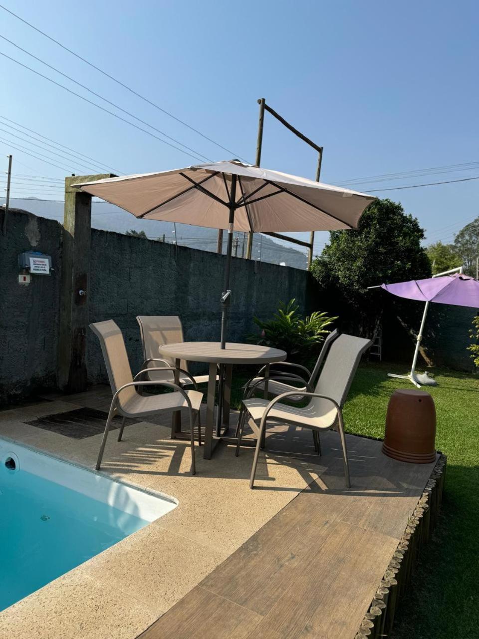 Casa Piscina Jardim Ubatuba Villa Luaran gambar